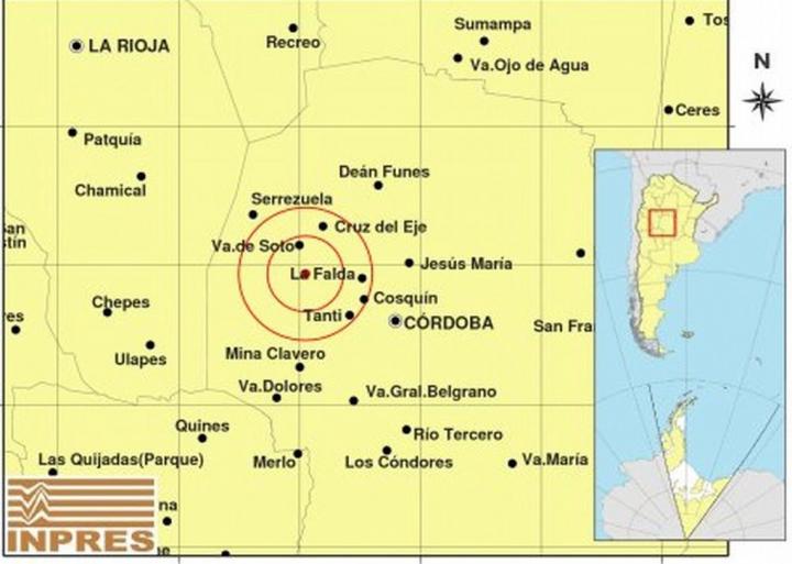 Un temblor se hizo sentir en varias ciudades de Córdoba