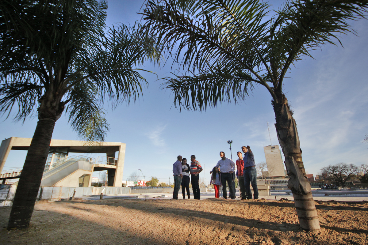 Plaza Alberdi ya tiene un 75 % de avance de obra
