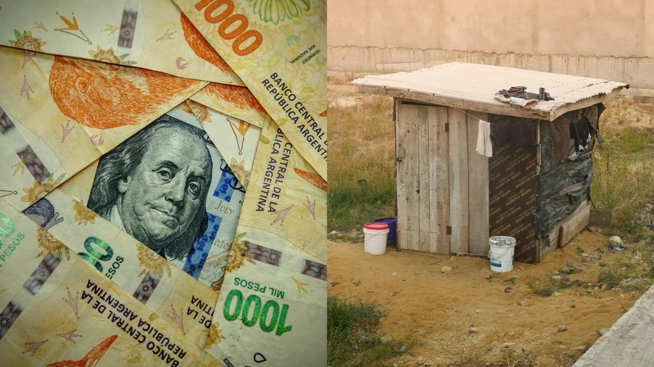 Una familia necesitó más de 1 millón de pesos para no ser pobre