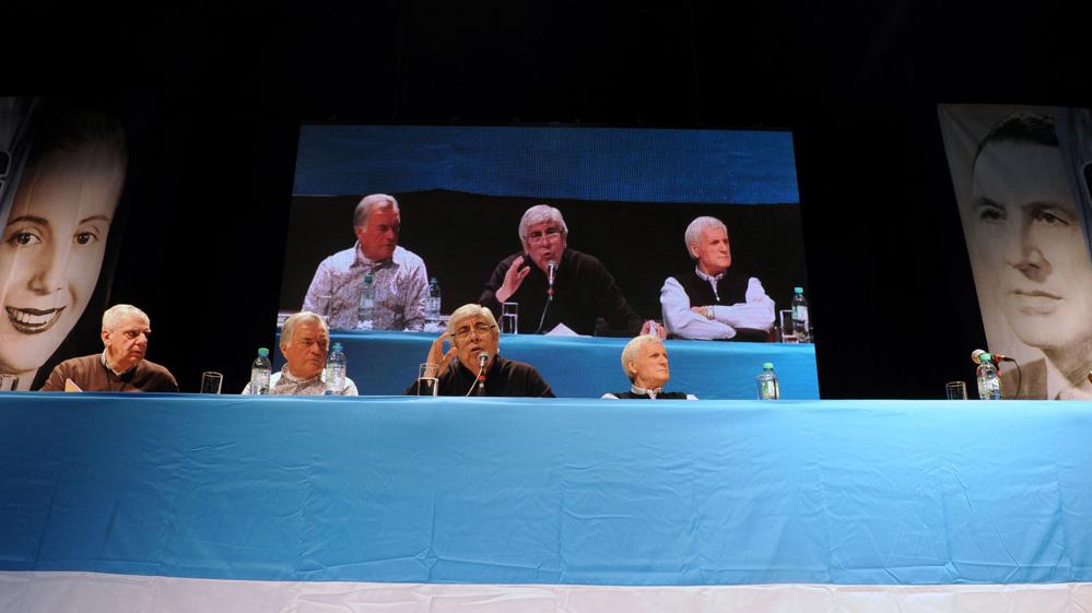 Arrancó el primer triunvirato de la CGT unificada