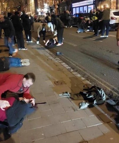 Atropello masivo en Inglaterra: hay más de 7 heridos