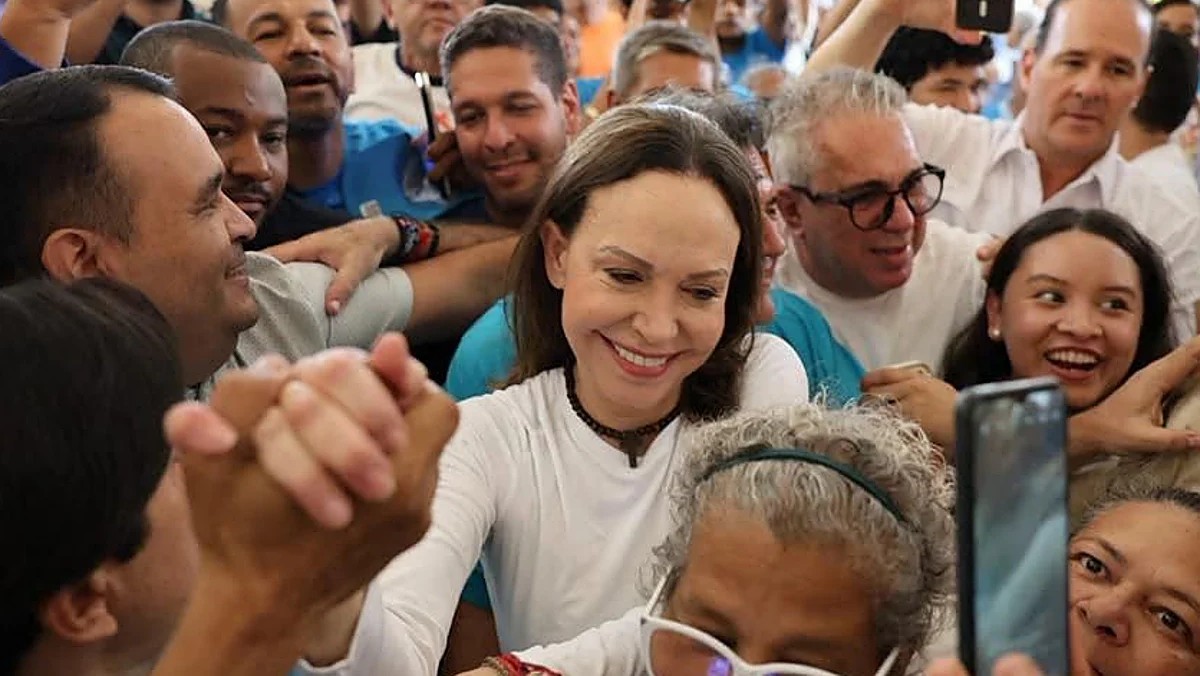 María Corina Machado regresó a Venezuela 