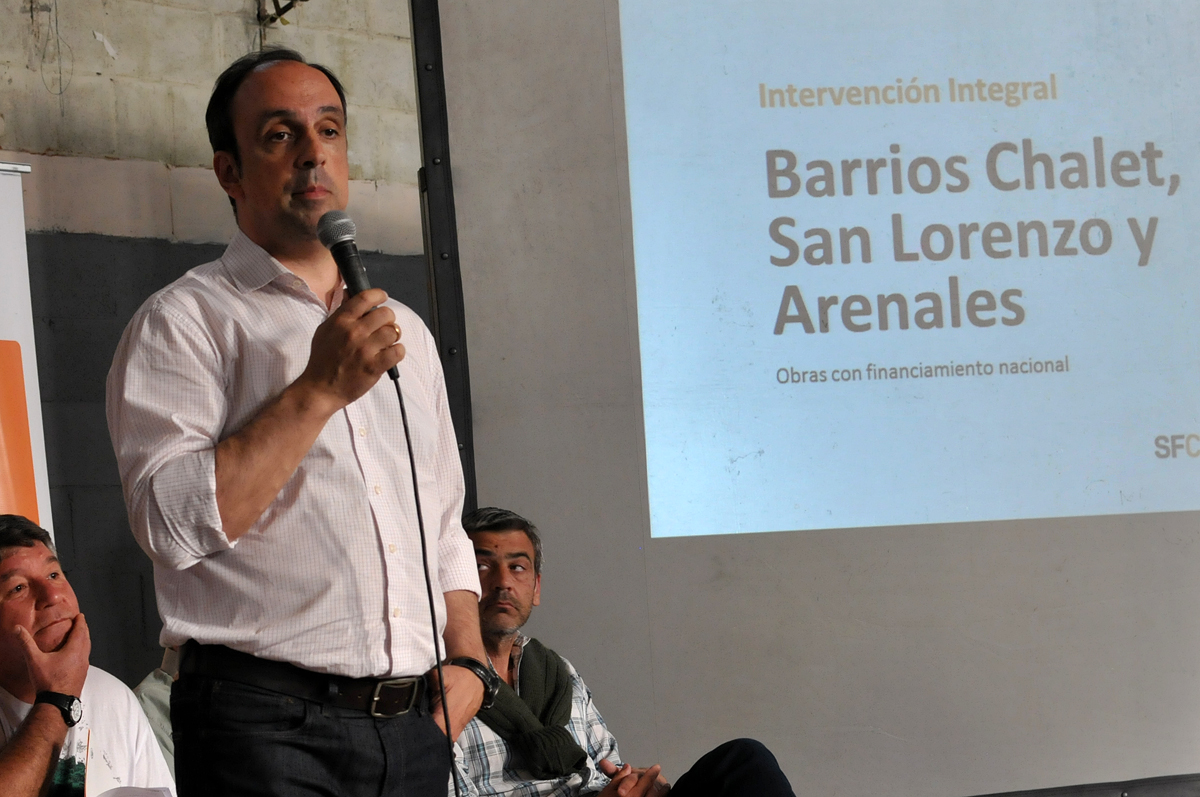 Millonario plan integral para tres barrios de Santa Fe