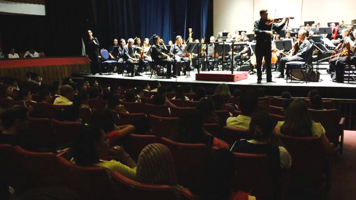 Miles de chicos disfrutaron de la Orquesta Sinfónica
