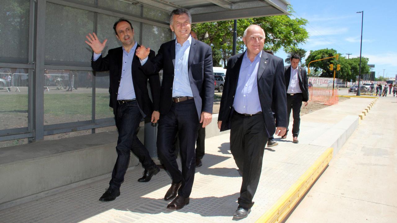 Lifschitz acompañó a Macri en su visita a Santa Fe