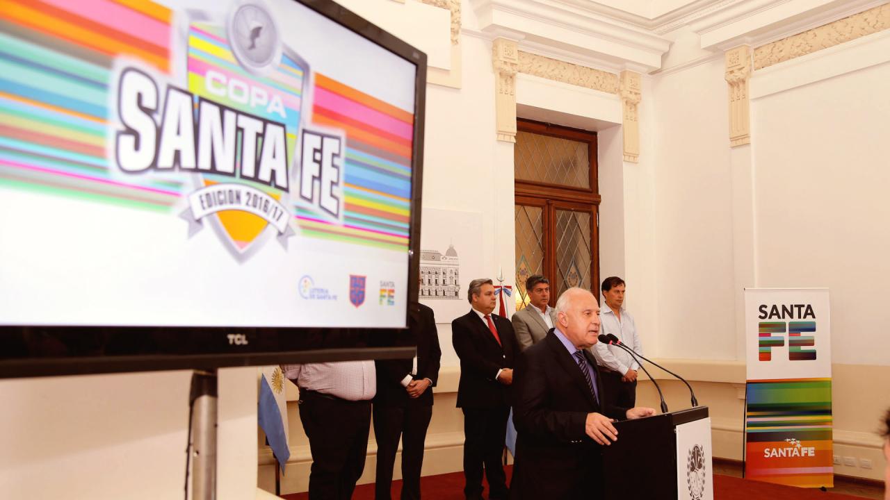 El gobernador presentó la Copa Santa Fe de Básquet