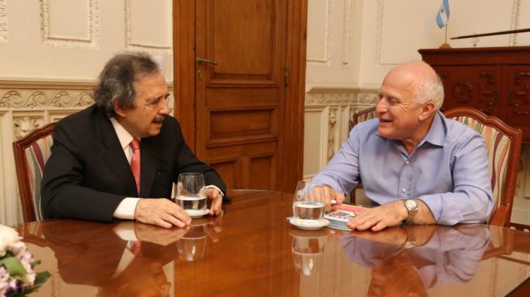 El gobernador de Santa Fe se reunió con Alfonsín