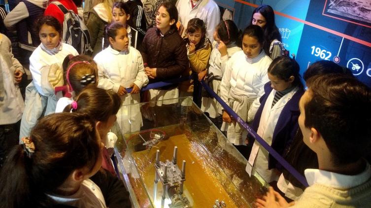 La obra del Túnel Subfluvial mostrada en Tecnópolis