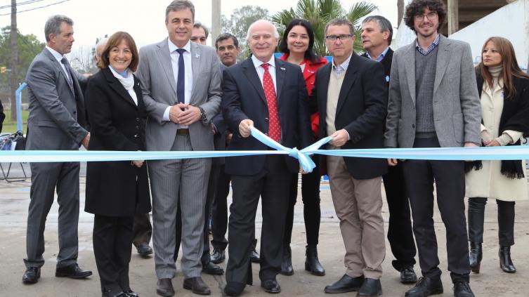 El gobernador inauguró obras en el Autódromo de Rafaela