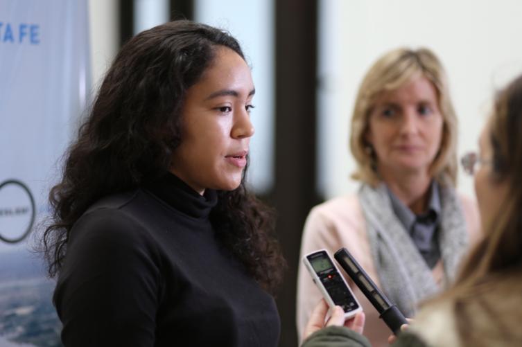 Una estudiante de EE.UU. en la Ciudad de Santa Fe