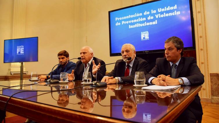 Lifschitz presentó la Unidad de Prevención de Violencia Institucional