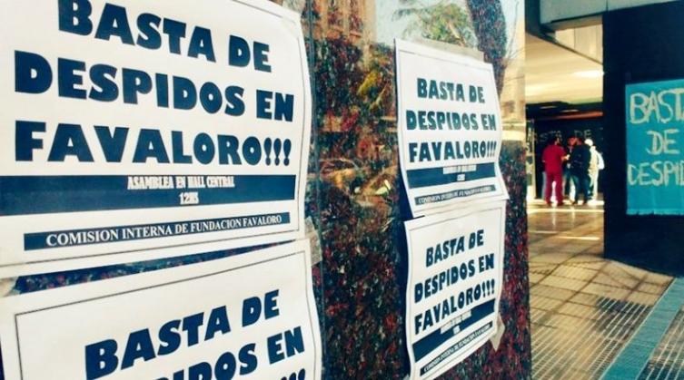 Echaron a 50 trabajadores de la Fundación Favaloro