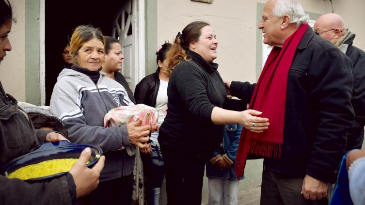 Lifschitz recorrió barrios que bajaron sus índices de violencia