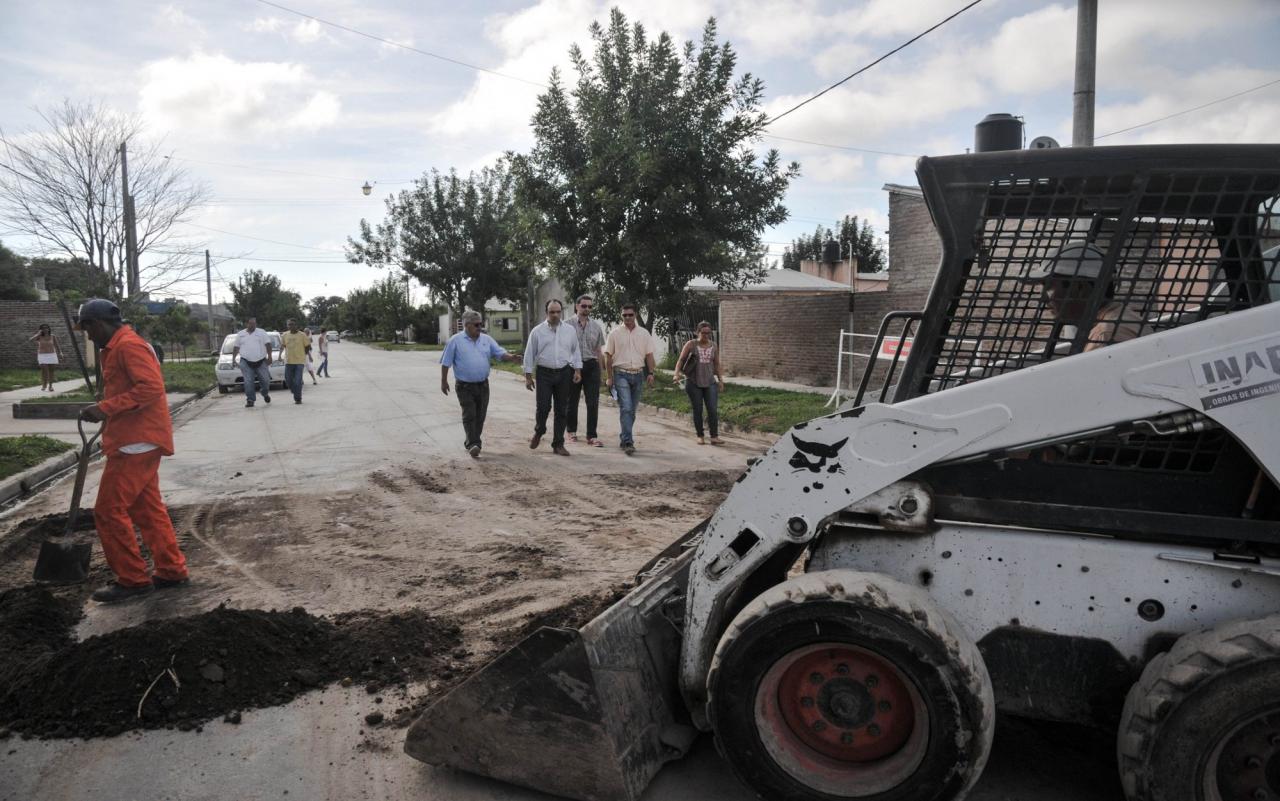 Barrio Favaloro, con más obras que mejoran la calidad de vida de vecinos